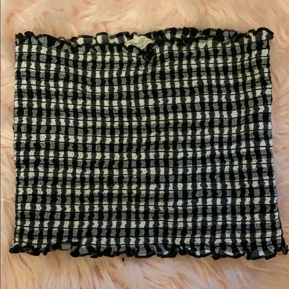 Brandy Melville Gingham Tube Top